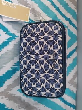 Michael Kors Navy Travel Pouch